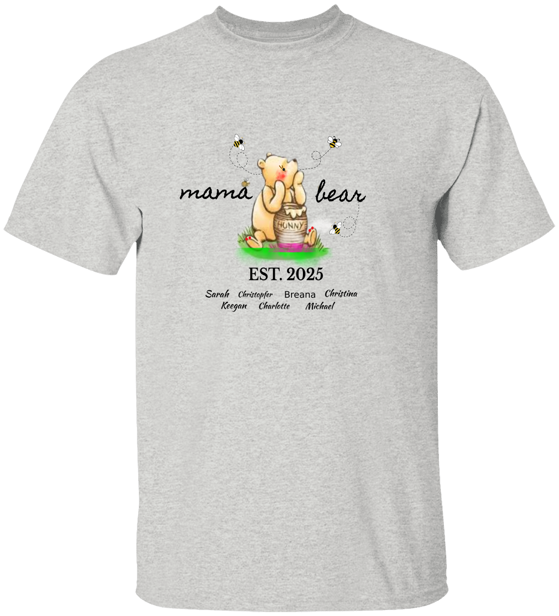 Mama, Nana, Mimi Bear Personalized T- Shirt*