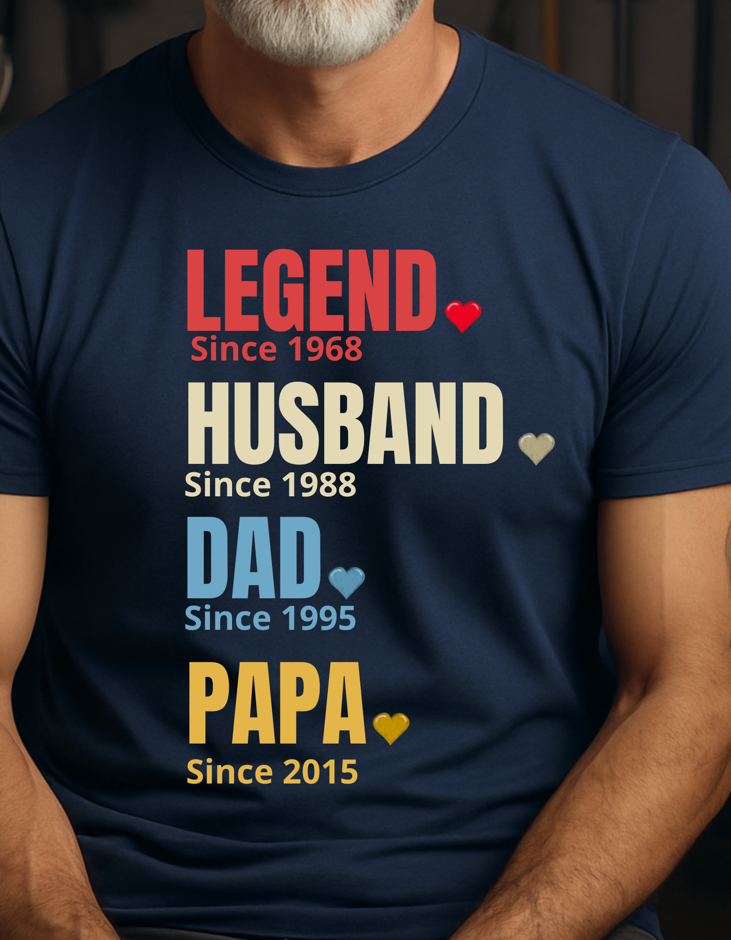 Personalized Father's Legend T-Shirt