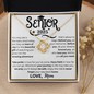 Senior Love Knot Necklace