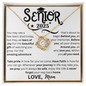 Senior Love Knot Necklace