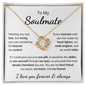 Soulmate/ Wife /Girlfriend Love Knot Necklace
