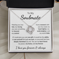 Soulmate/ Wife /Girlfriend Love Knot Necklace