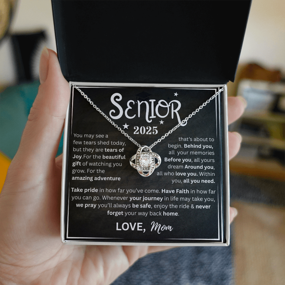 Senior Love Knot Necklace