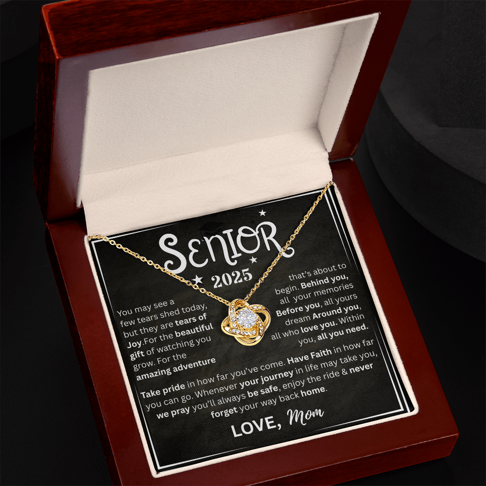 Senior Love Knot Necklace