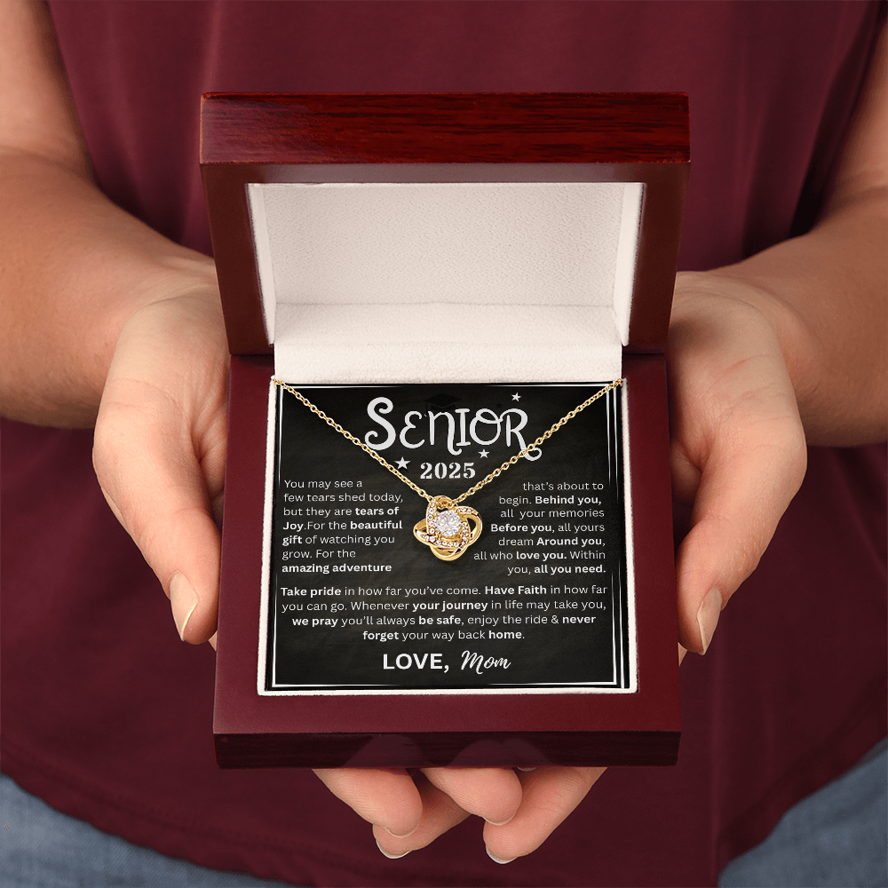 Senior Love Knot Necklace
