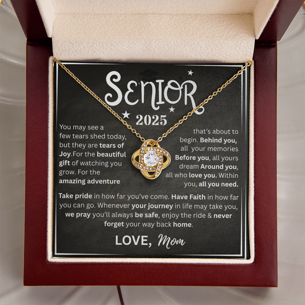 Senior Love Knot Necklace