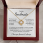 Soulmate/ Wife /Girlfriend Love Knot Necklace