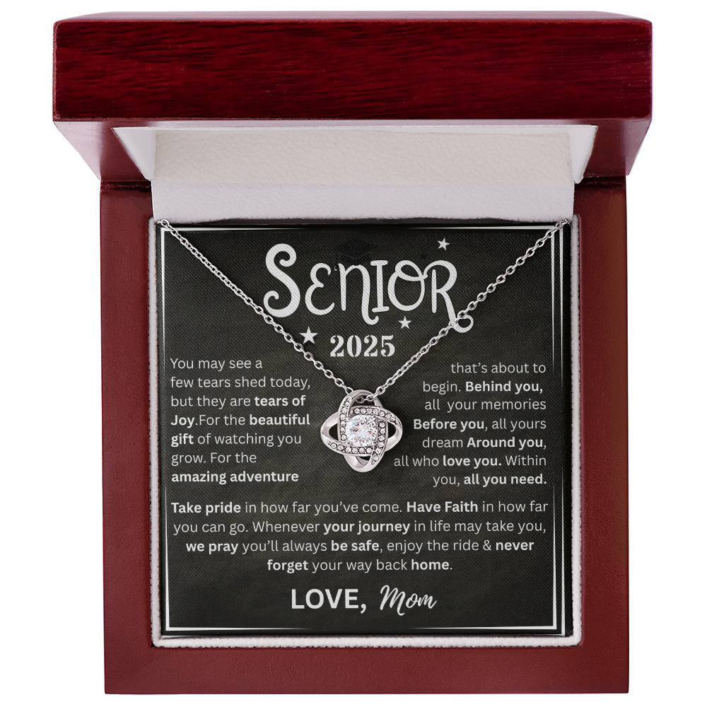 Senior Love Knot Necklace