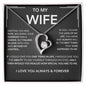 To My Love Necklace-Gift for Wife, Girlfriend, Fiance, Soulmate