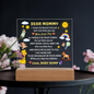 Dear Mommy Charms Acrylic  Plaque