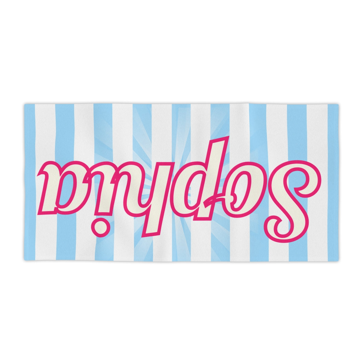 Personalized Beach Towel Family Vacation, Bridesmaids Gift, Bachelorette Gifts