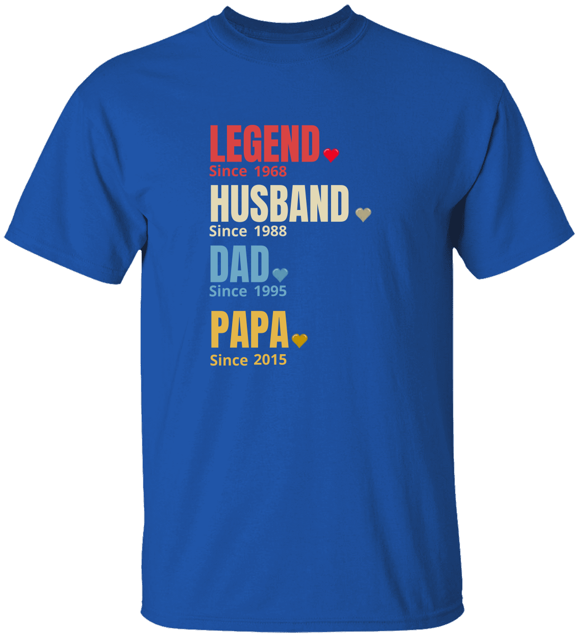 Personalized Father's Legend T-Shirt