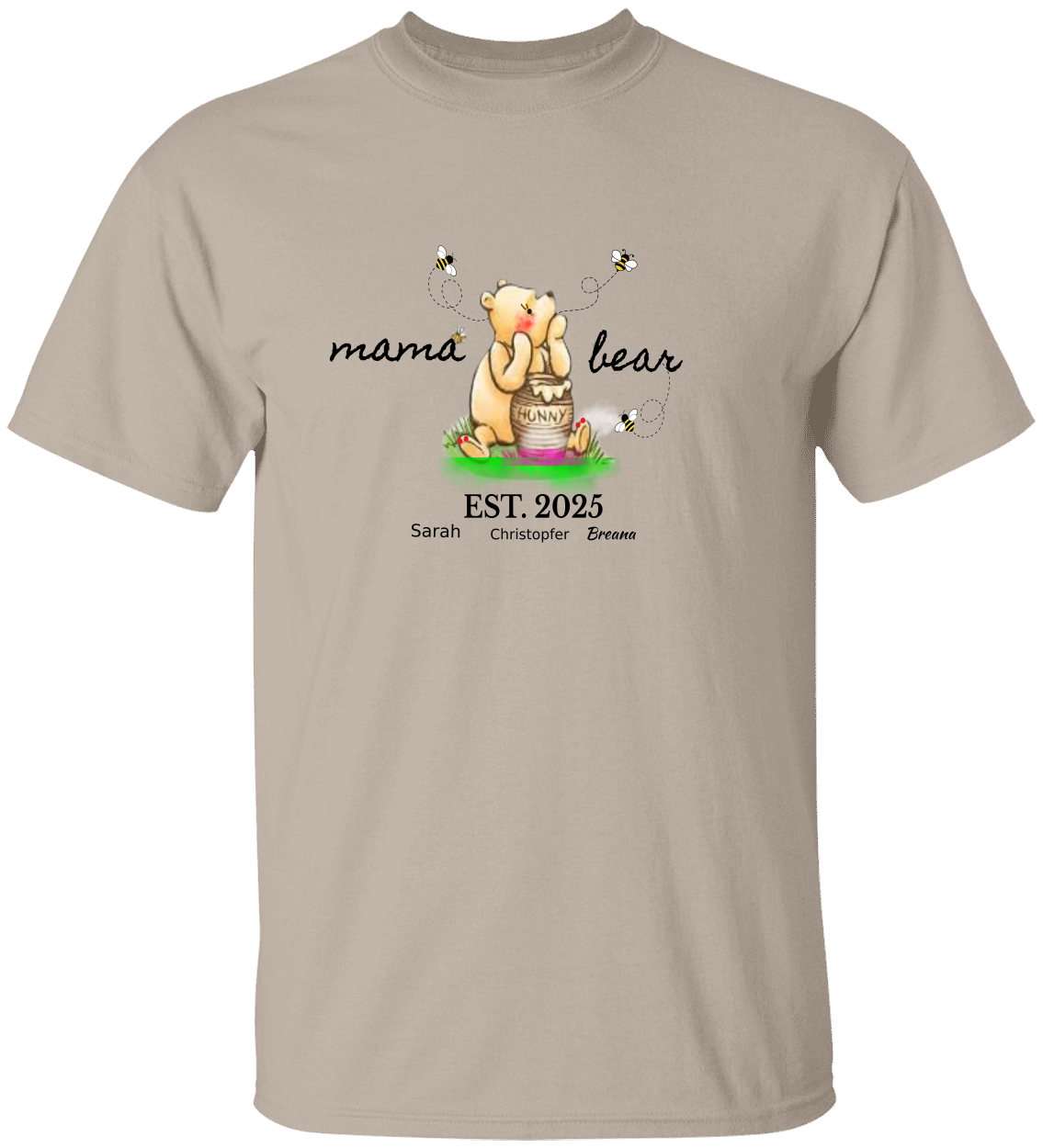 Mama, Nana, Mimi Bear Personalized T- Shirt*