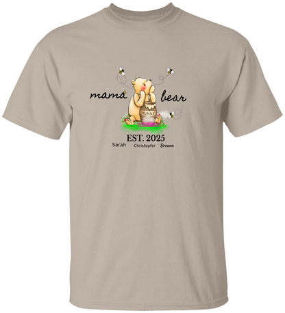 Mama, Nana, Mimi Bear Personalized T- Shirt*