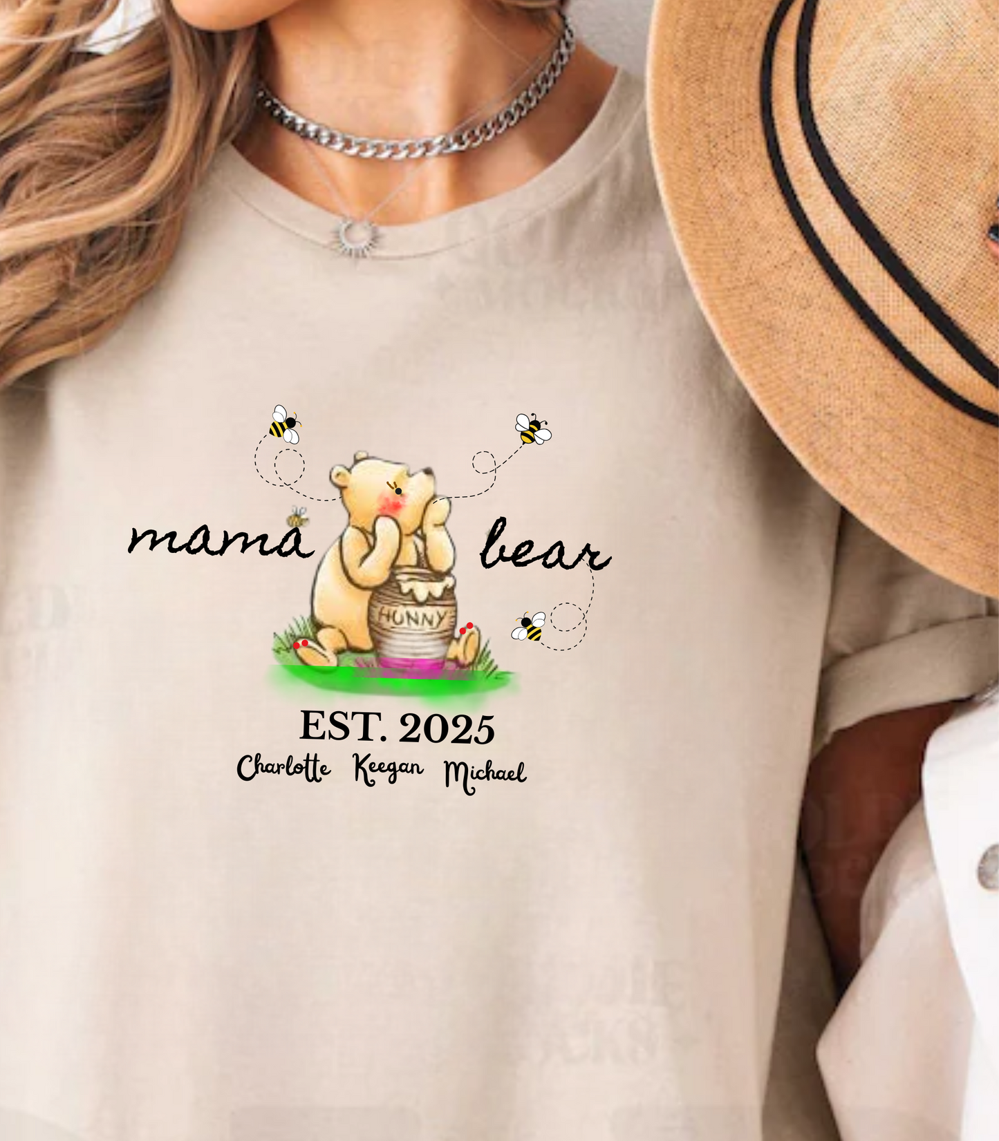 4th of July Personalized T-Shirt-Grandma-Mom-Nana