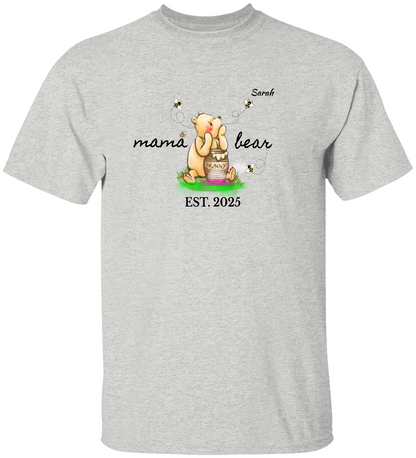 Mama, Nana, Mimi Bear Personalized T- Shirt*