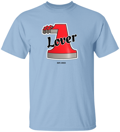 #1 Lover Personalized Cotton T-Shirt His/ Hers
