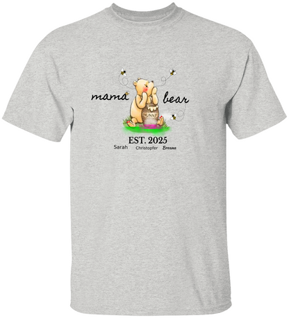 Mama, Nana, Mimi Bear Personalized T- Shirt*