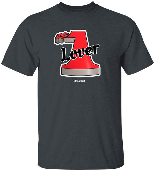 #1 Lover Personalized Cotton T-Shirt His/ Hers