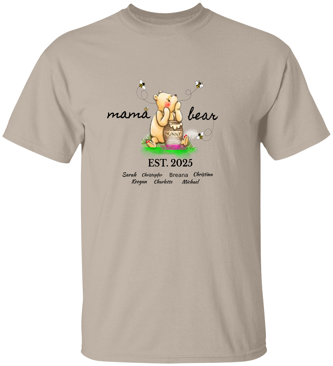 Mama, Nana, Mimi Bear Personalized T- Shirt*