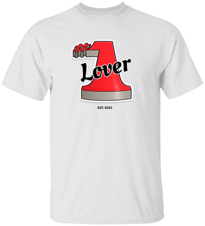 #1 Lover Personalized Cotton T-Shirt His/ Hers