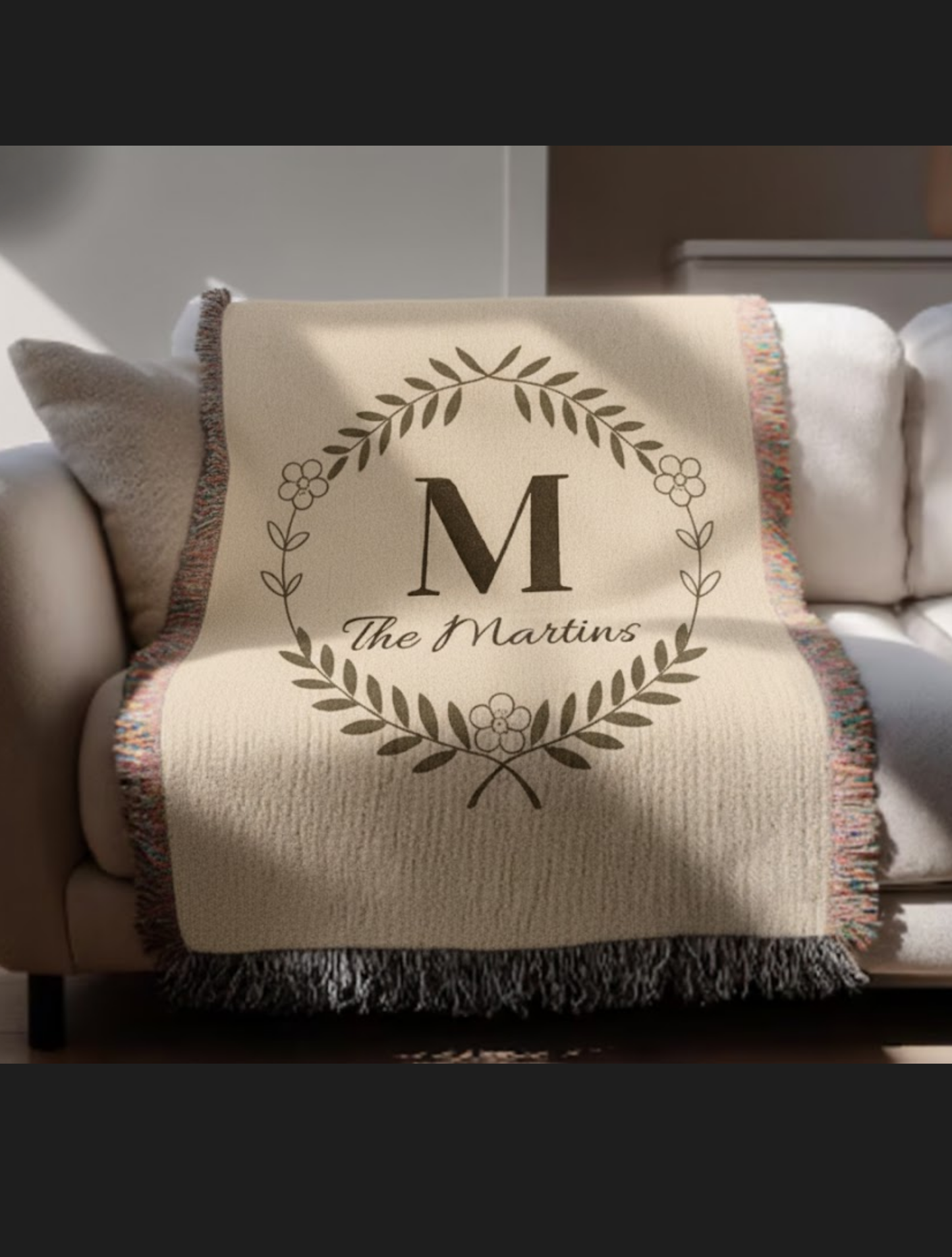 Heirloom Artwork Woven Blanket