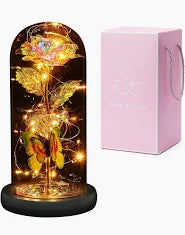 Galaxy Rose Love Lamp