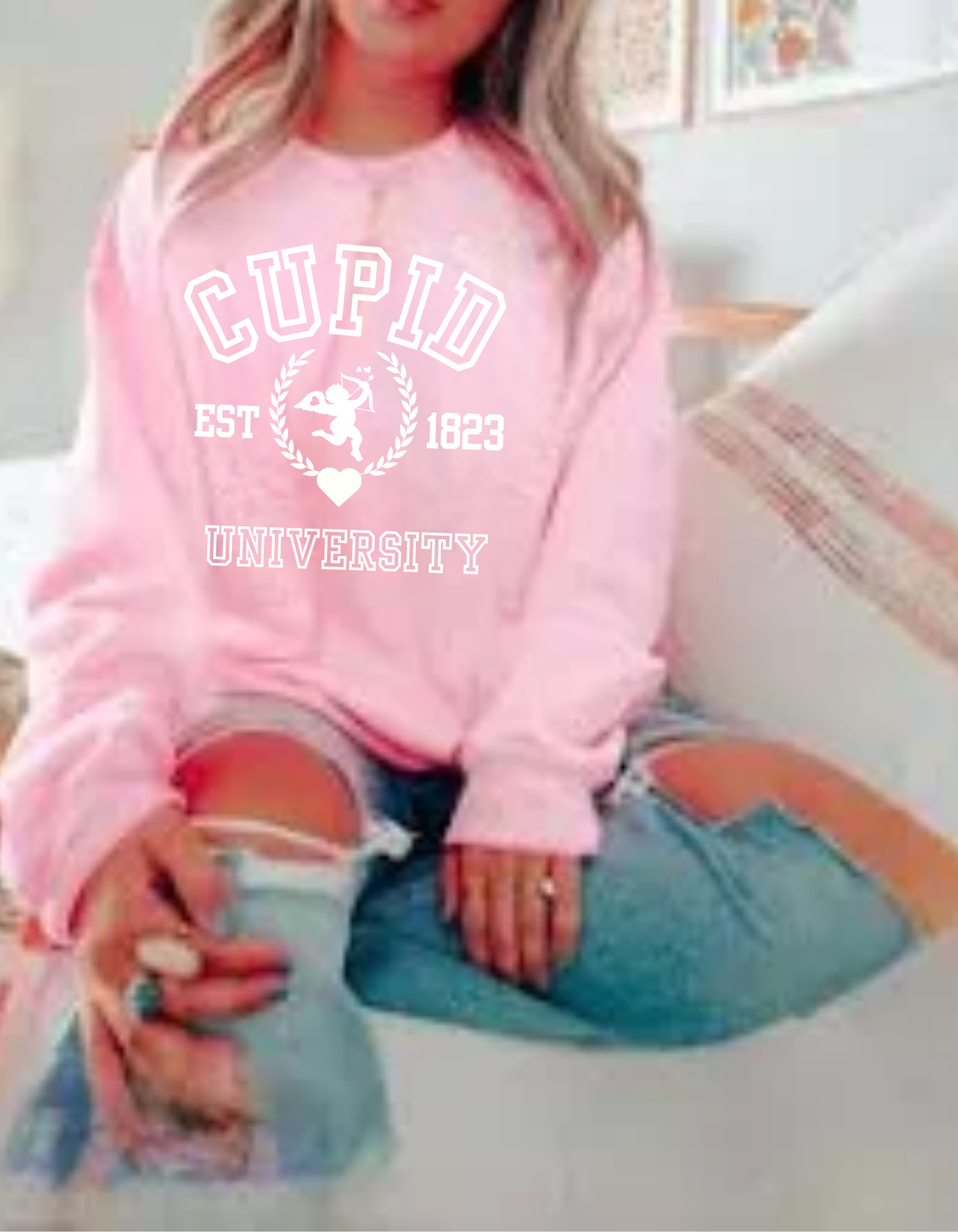 Cupid T-Shirt Valentine Sweatshirt Hoodie for Wife/Husband Girlfriend/Boyfriend