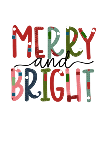 Christmas Merry & Bright Sweatshirt
