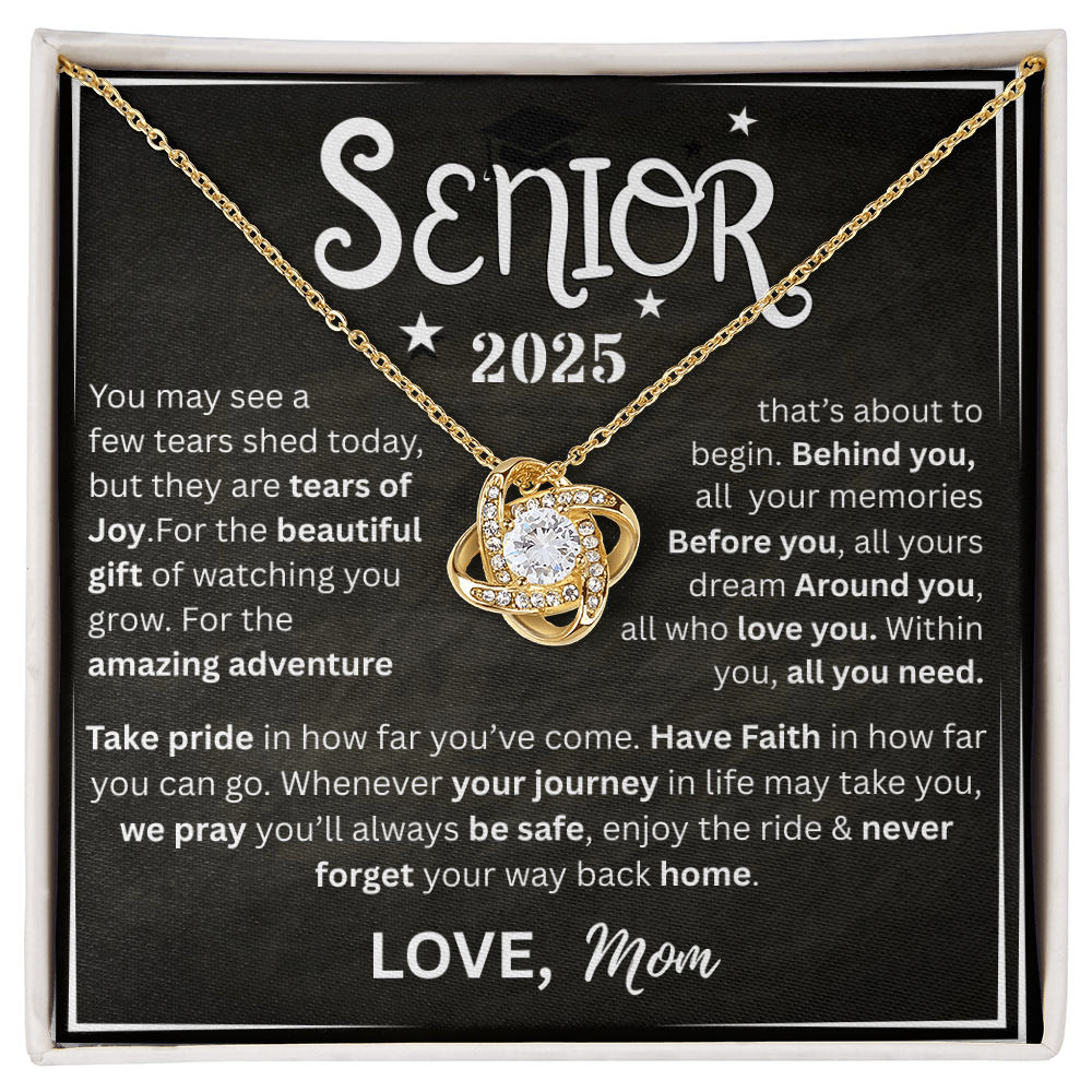 Senior Love Knot Necklace
