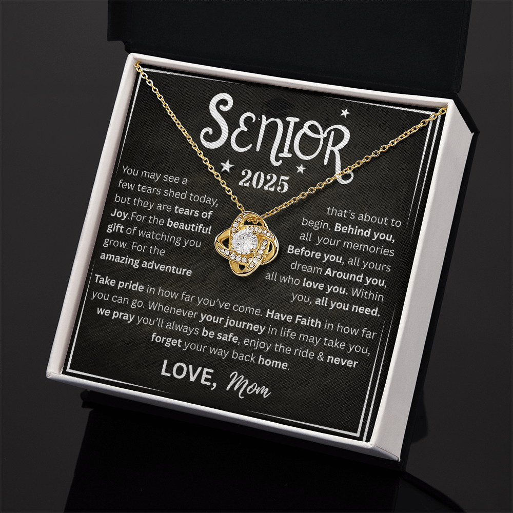 Senior Love Knot Necklace