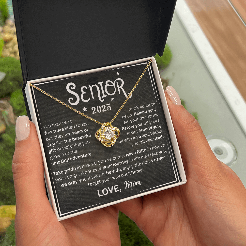 Senior Love Knot Necklace