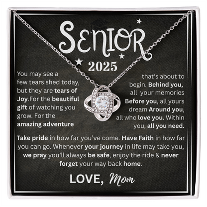 Senior Love Knot Necklace