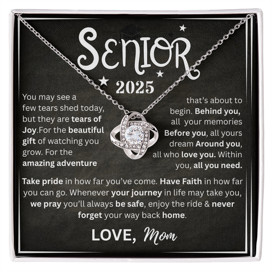Senior Love Knot Necklace