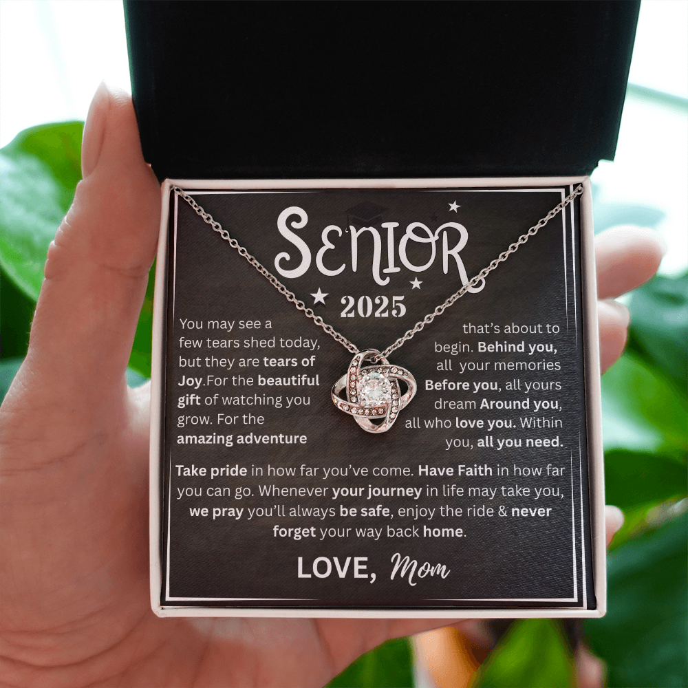 Senior Love Knot Necklace