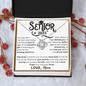 Senior Love Knot Necklace