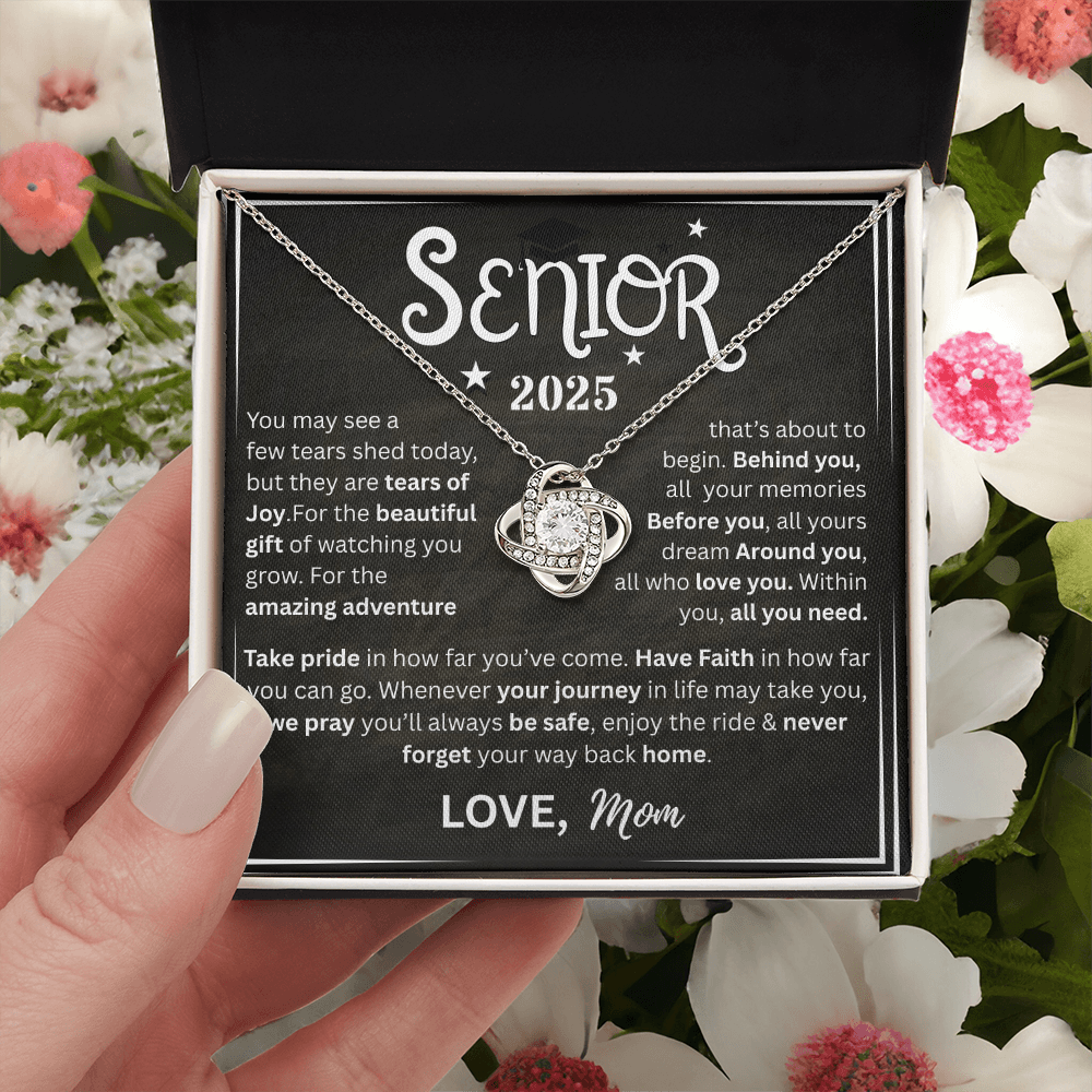 Senior Love Knot Necklace