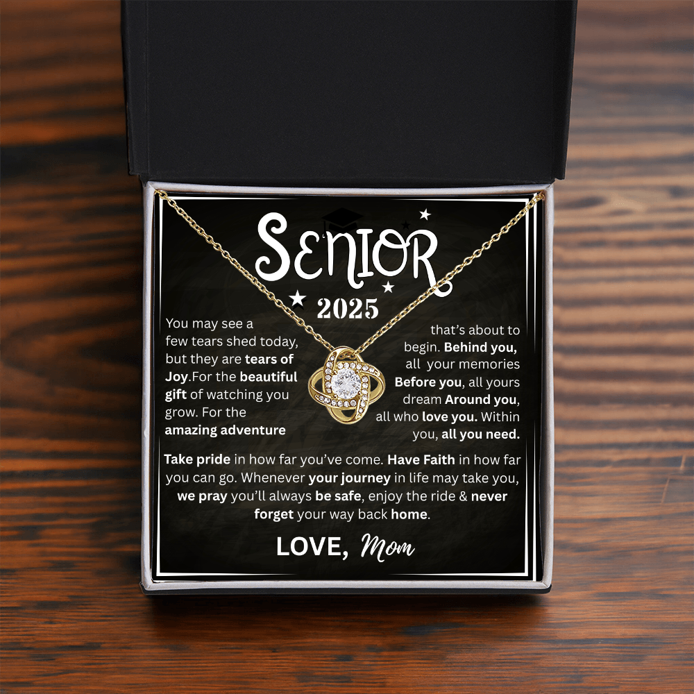 Senior Love Knot Necklace