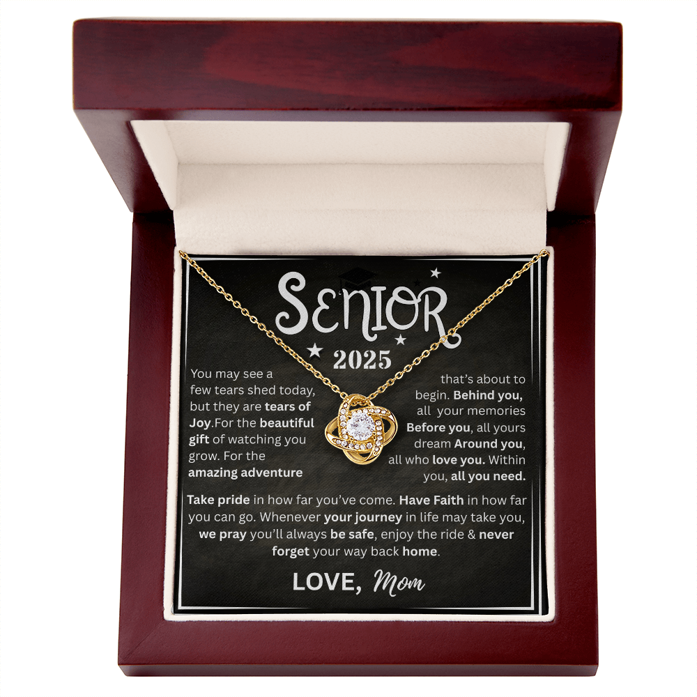 Senior Love Knot Necklace