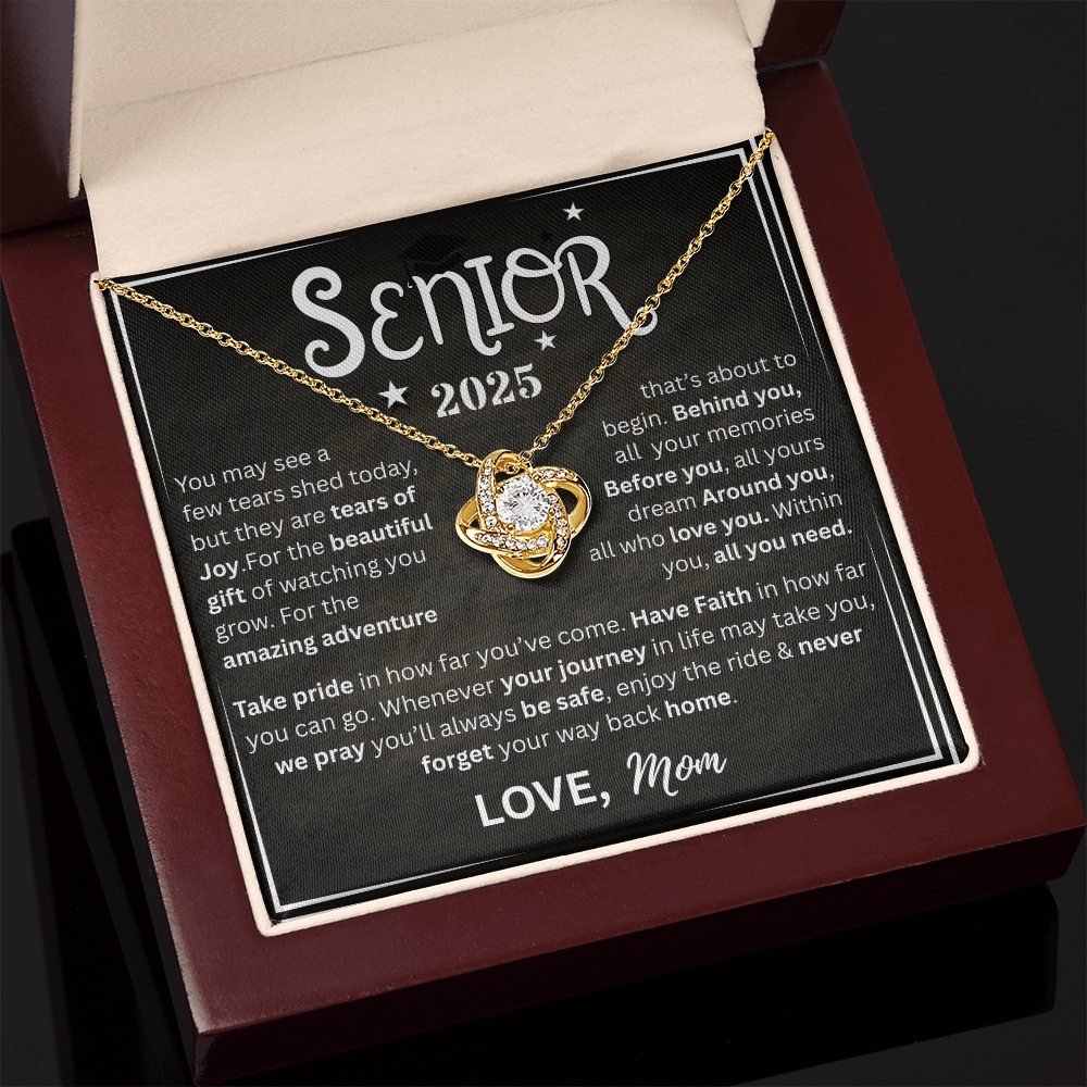 Senior Love Knot Necklace