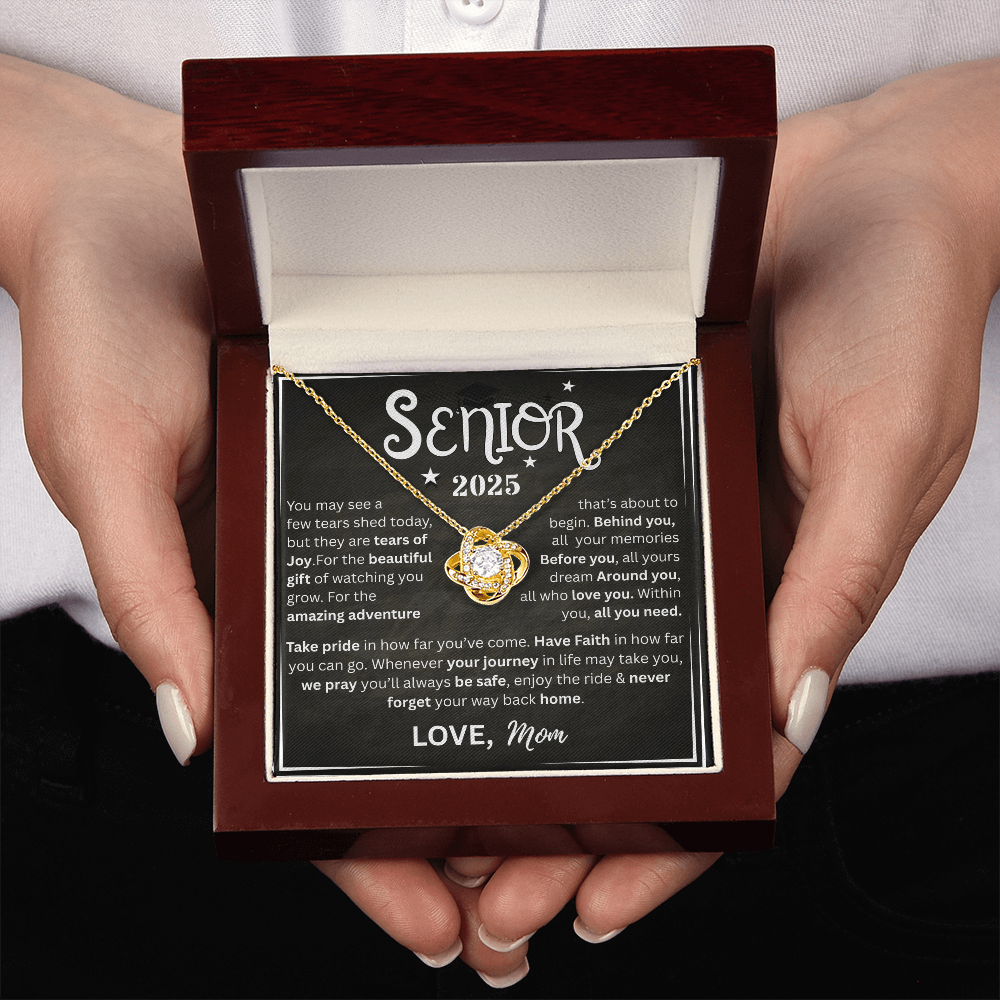 Senior Love Knot Necklace
