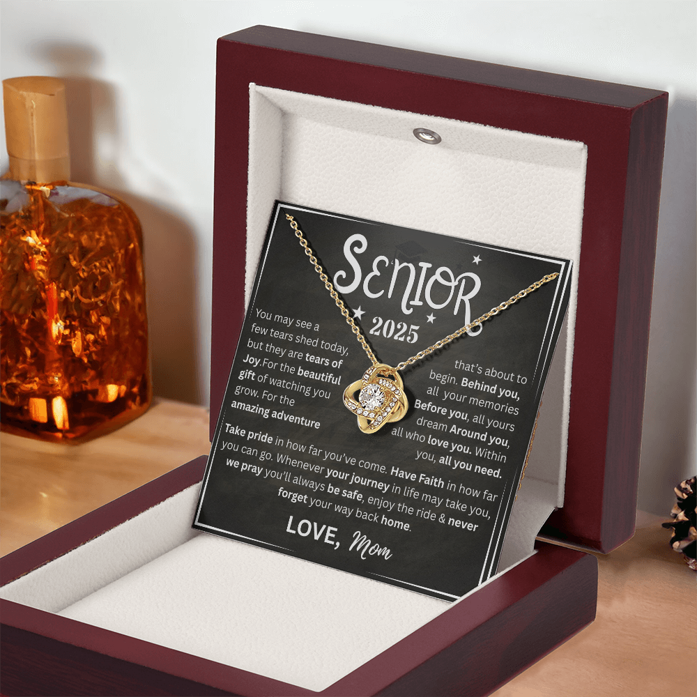Senior Love Knot Necklace