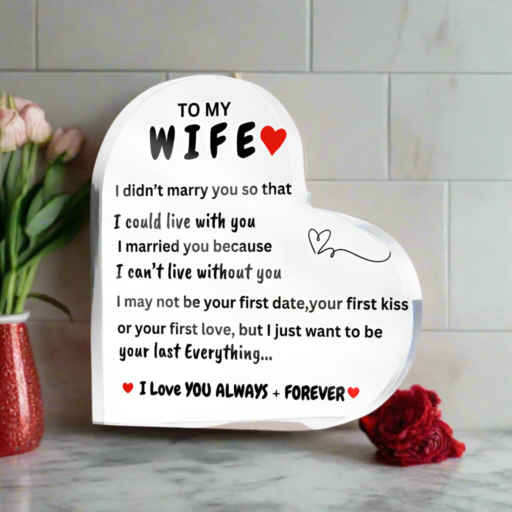 Wife Heart/Can't Live Without You/Acrylic