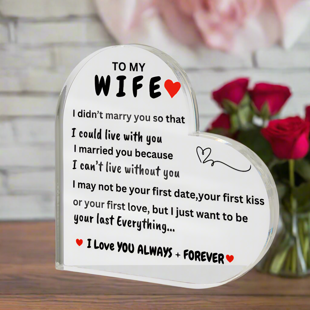 Wife Heart/Can't Live Without You/Acrylic