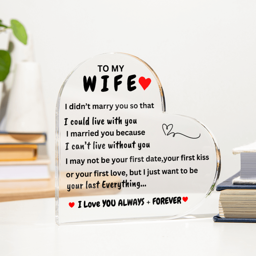 Wife Heart/Can't Live Without You/Acrylic