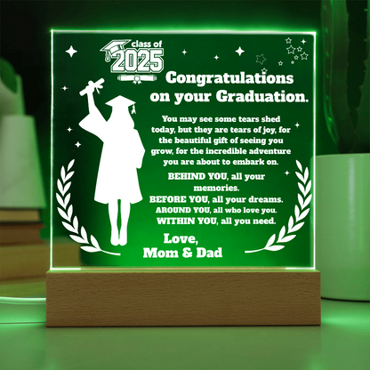 Acrylic Square Plaque