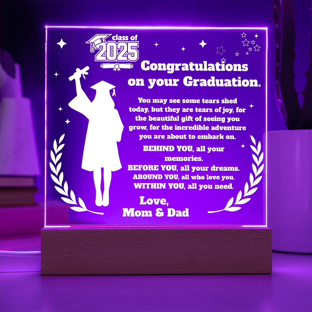 Acrylic Square Plaque