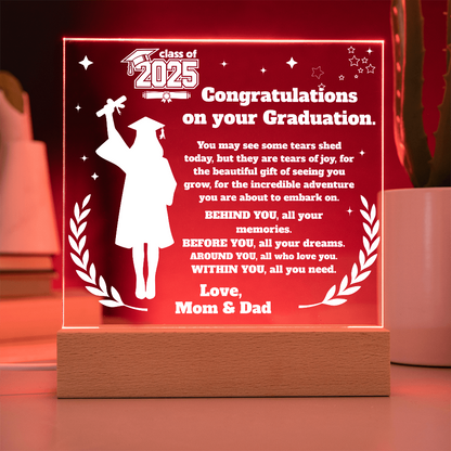 Acrylic Square Plaque