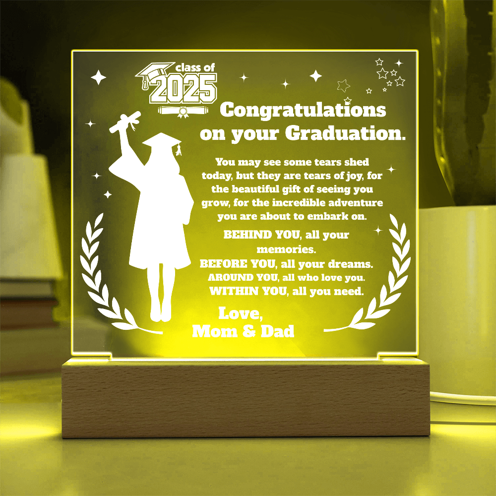 Acrylic Square Plaque