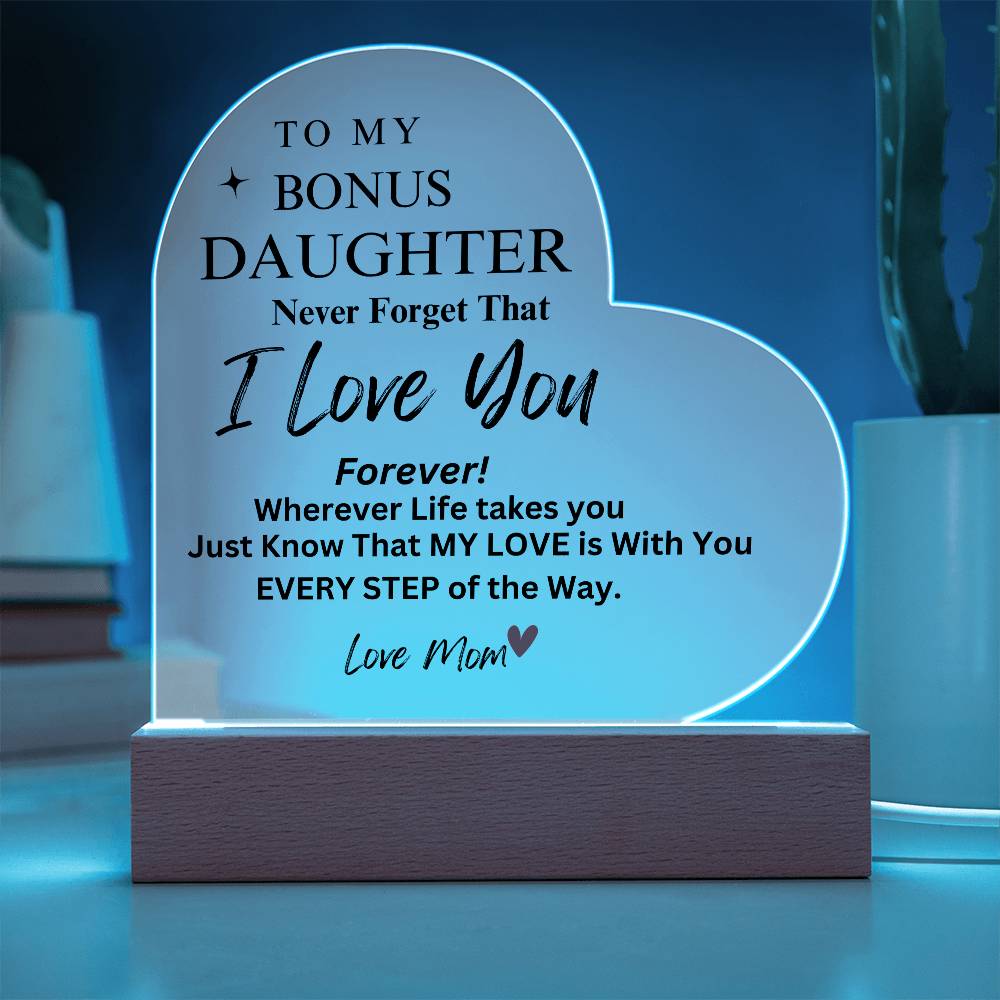 Bonus Daughter Acrylic Lamp Night-Light